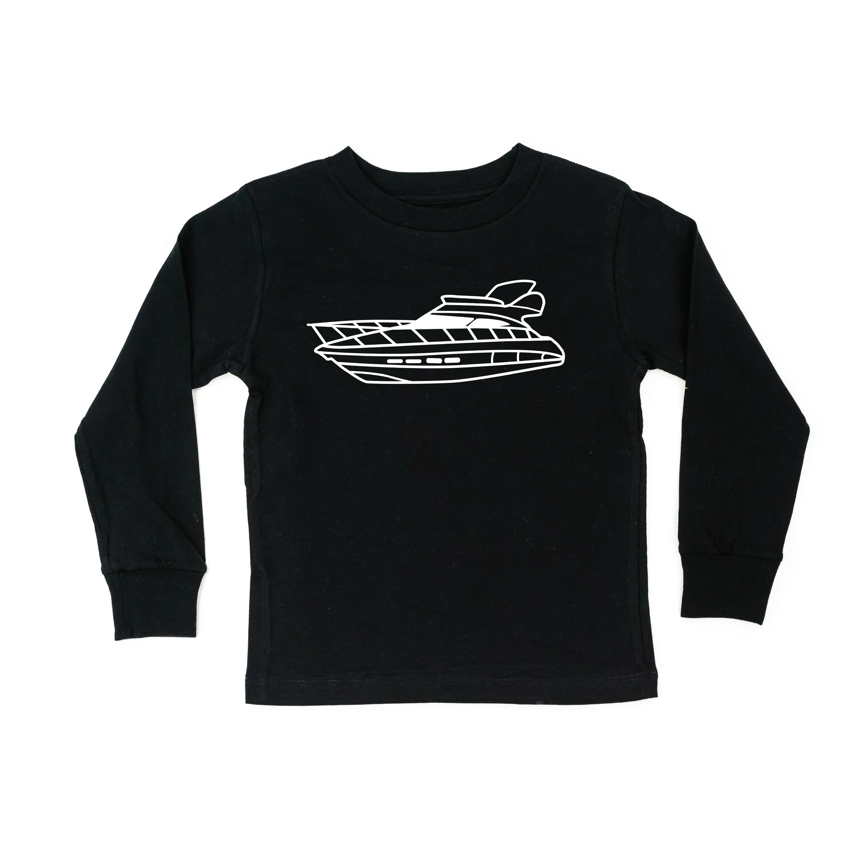 YACHT - Minimalist Design - Long Sleeve Child Shirt